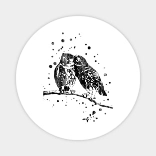 Owl in love Magnet